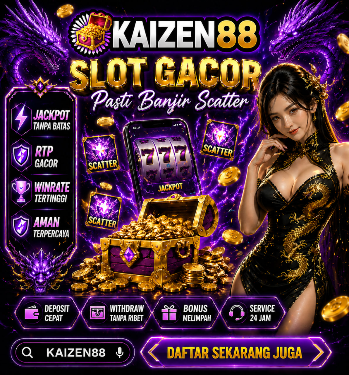 KAIZEN88 - Situs Slot88 Kemenangan Berapapun Pasti Terbayar Hanya di Kaizen88