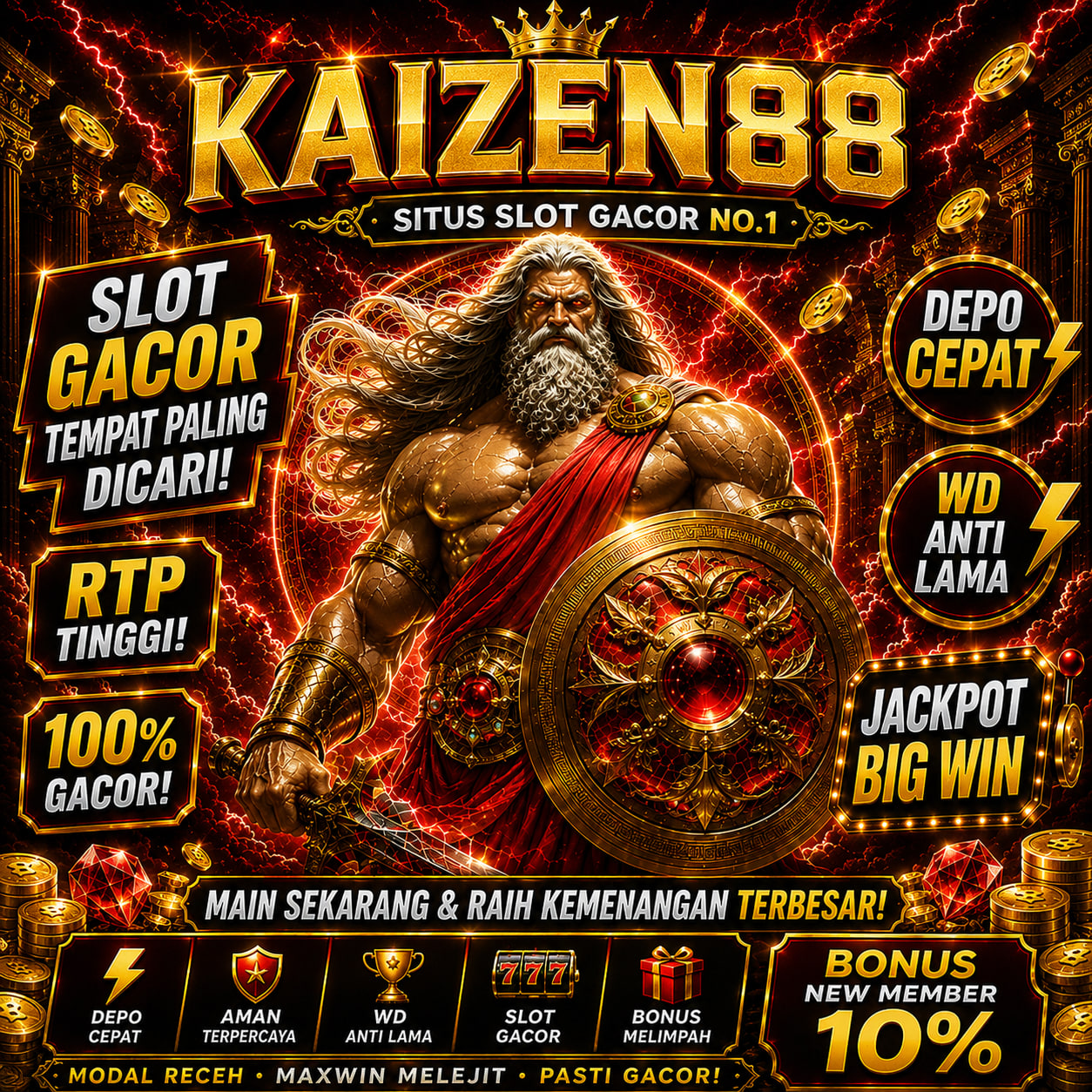 KAIZEN88 ⚡ Situs Slot Online Favorit dengan Beragam Pilihan Game Yang Menarik